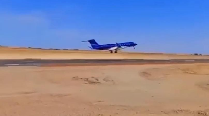 Zəngilan hava limanından ilk sınaq uçuşu həyata keçirilib - VİDEO 