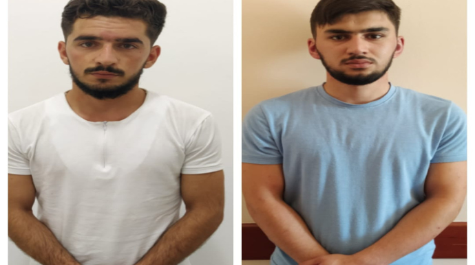 Qubada seyfdən 12 500 manat oğurluq edənlər həbs edilib - FOTO