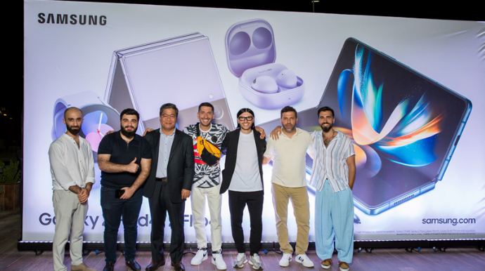 Ulduzların əhatəsində Samsung-un təqdimatı! - FOTOLAR 