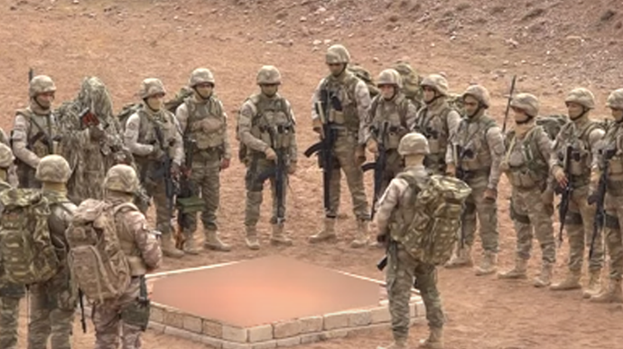 Naxçıvan Qarnizonunda xüsusi təyinatlı bölmələrin təlimi keçirildi - VİDEO 