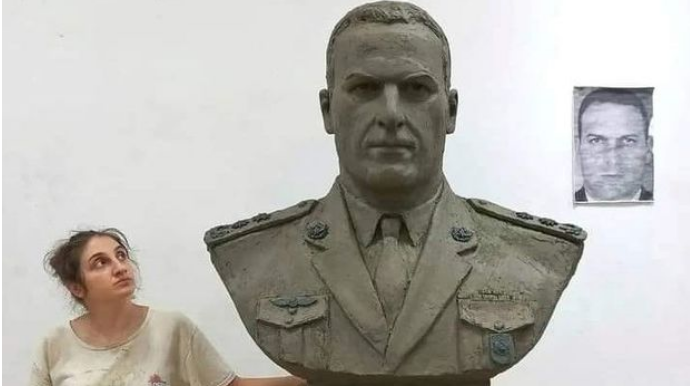 Milli Qəhrəmanımızın büstü hazırlandı   - FOTO