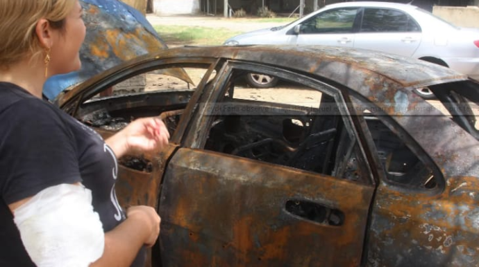 Keyfiyyətsiz benzinə görə avtomobillər alışır – VİDEO  