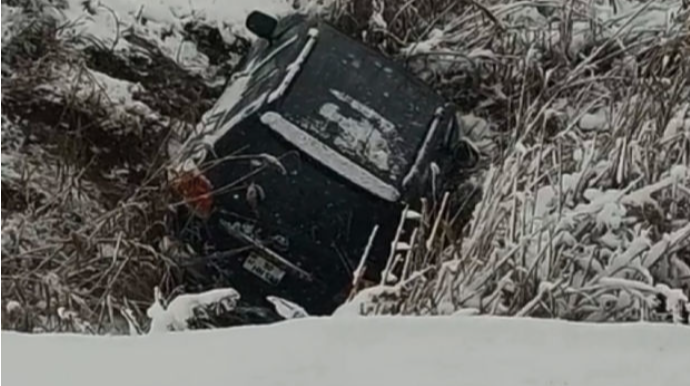 В Билясуварском районе произошло ДТП с участием Land Cruiser  - ВИДЕО