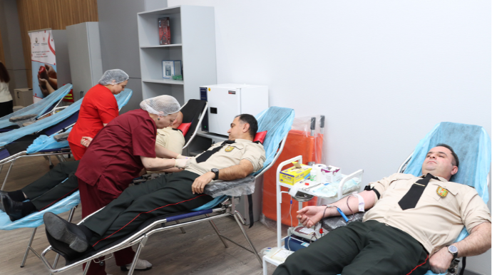 SOMDA qanvermə aksiyası keçirilib - FOTO 