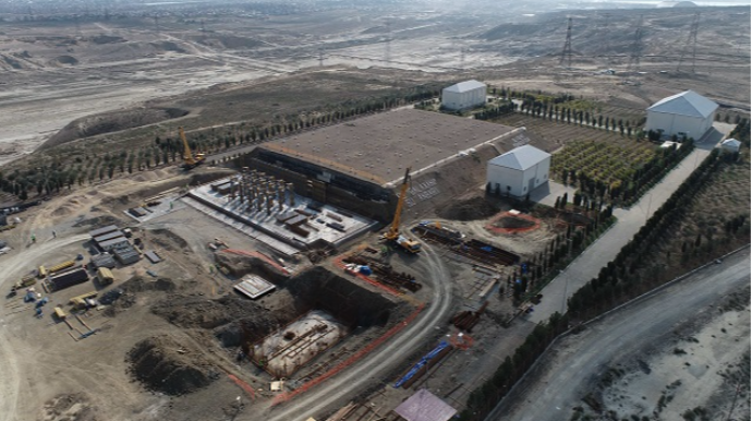 Balaxanıda su anbarı inşa olunur   - VİDEO