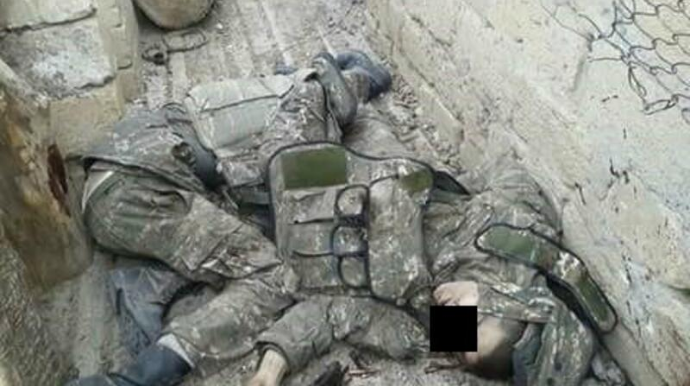 Ordumuzun məhv etdiyi erməninin FOTOSU 