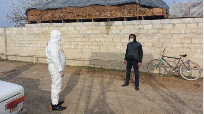 Sabirabadda yaşadığı ünvanı tərk edən COVID-19 xəstəsi saxlanılıb - FOTO