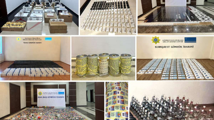 Külli miqdarda siqaretin qanunsuz yollarla ölkəyə gətirilməsinin qarşısı alınıb - FOTO 