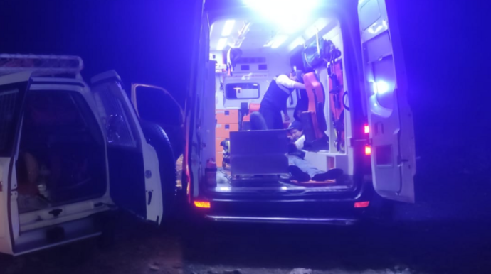 Yevlaxda Türkiyə vətəndaşı yol qəzasında xəsarət alıb