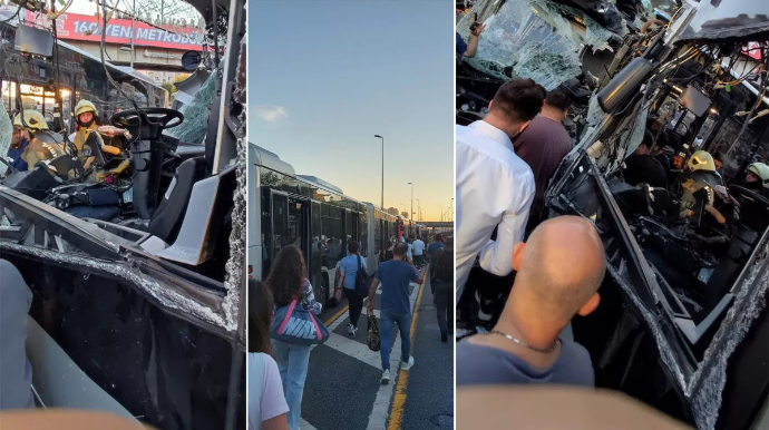 Türkiyədə ağır yol qəzasında yaralananların sayı 99 nəfərə çatıb  - VİDEO - FOTO - YENİLƏNİB