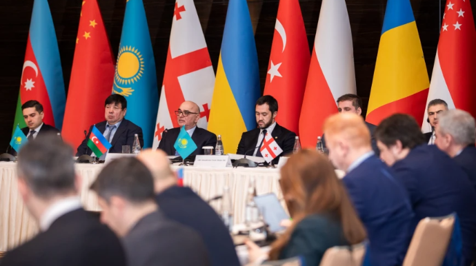 Trans-Xəzər Beynəlxalq Nəqliyyat Marşrutunun inkişafı üzrə İşçi qrupunun iclası keçirildi - FOTO