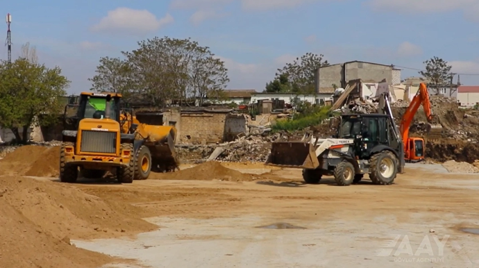 Часть улицы Сулеймана Везирова в Баку реконструируется - ФОТО - ВИДЕО