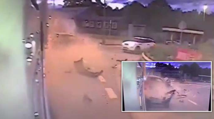 Üç uşağın olduğu qəzada səbəbkar sükan arxasında görün nə edirmiş - FOTO 