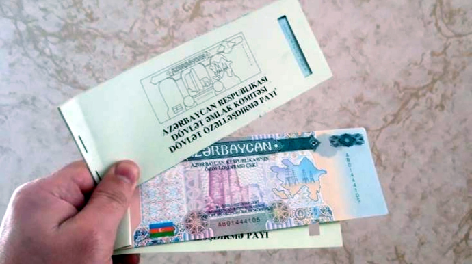 Özəlləşdirmə çeklərinə görə kompensasiya veriləcək? - RƏSMİ CAVAB