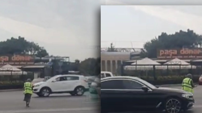 Bakıda təmizlik işçisindən məsuliyyətsiz hərəkət - VİDEO 