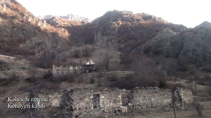 Kəlbəcər rayonunun Kəndyeri  kəndindən videogörüntülər  - VİDEO - FOTO