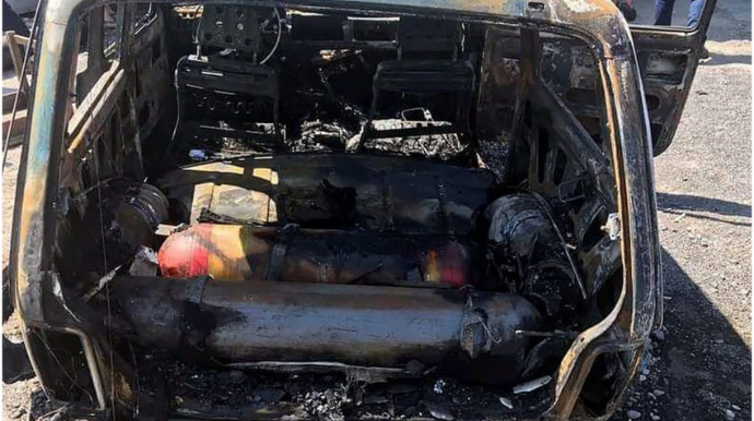 İrəvanda "Toyota"  partlayıb, 5 nəfər xəsarət alıb