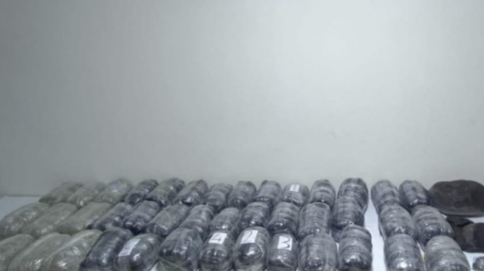 İrandan Azərbaycana 53 kq narkotik keçirmək istədilər   - FOTO