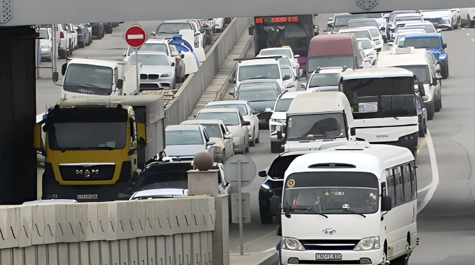 Дорожное движение вокруг Хырдаланской развязки будет организовано по новой схеме - ВИДЕО