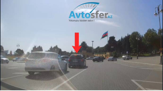 Maşını "Allah ümidinə" sürən sürücü nə edəcəyini bilmədi - VİDEO