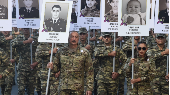 Bakıda Anım Günü ilə əlaqədar yürüş keçirilib - FOTO - VİDEO