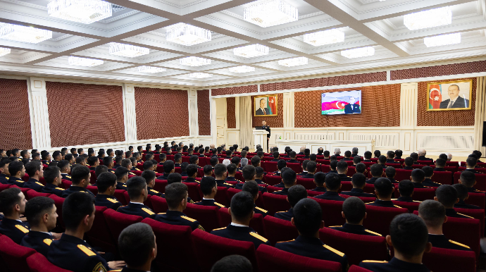 DİN-in Polis Akademiyasında Ulu Öndərin 102-ci ildönümü qeyd edildi - FOTO - VİDEO
