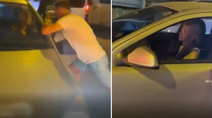 Qadın sərxoş halda qəza törədib maşınları əzdi; sonra isə qaçdı - VİDEO 