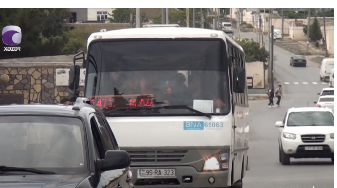 Digah sakinləri boş avtobus tapa bilmirlər  - VİDEO