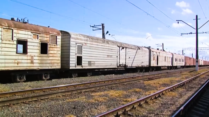 ADY istismar müddətini başa vurmuş daha 110 soyuducu vaqonu emal müəssisələrinə təhvil verdi  - FOTO - VİDEO