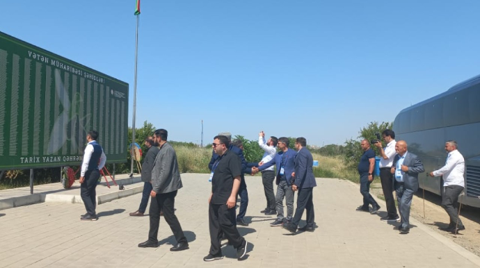 Türkiyə və Gürcüstandan olan din xadimləri Ağdamda 