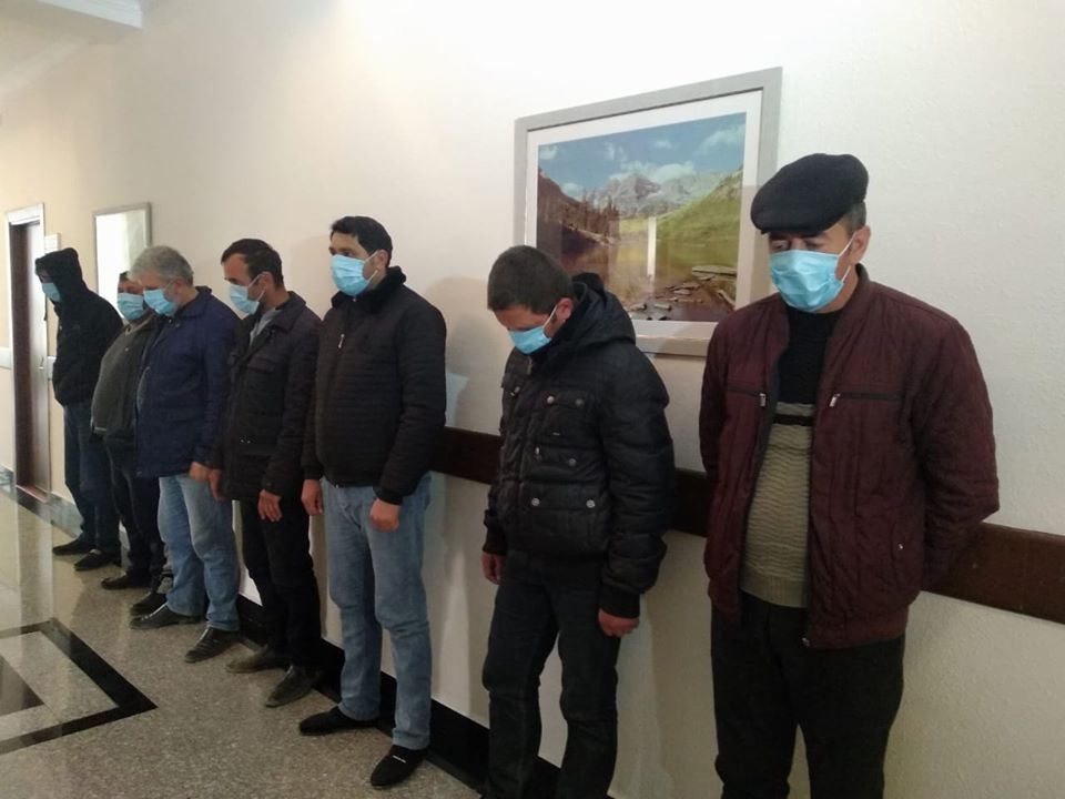 Qusarda karantini pozan qumarbazlar saxlanılıb - FOTO