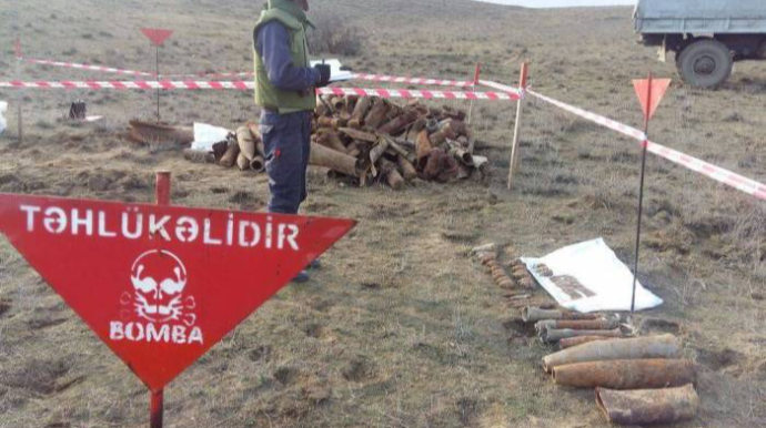 Azad edilmiş ərazilərdə daha 160 mina aşkarlandı 