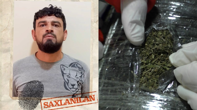 Suraxanıda saxlanılan şəxsdən 3 kq narkotik vasitə aşkarlandı - FOTO - VİDEO