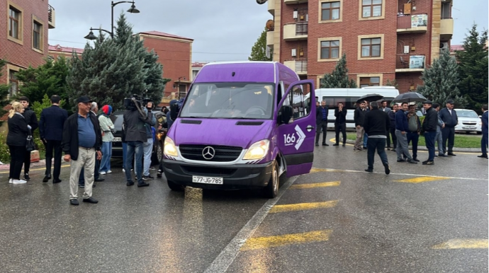 Ağalı kəndinə növbəti köç karvanı yola salındı - FOTO 