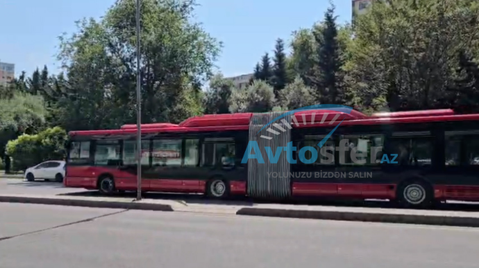 Bakıda yeni iritutumlu avtobuslar istifadəyə verilib - VİDEO 
