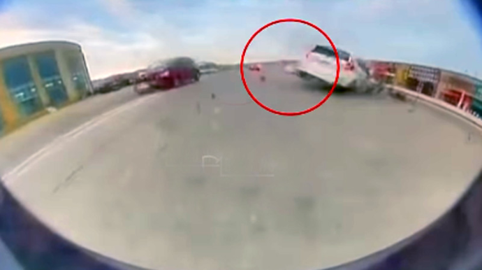 “Sədərək”də baş verən ağır qəzanın ANBAAN VİDEOSU 