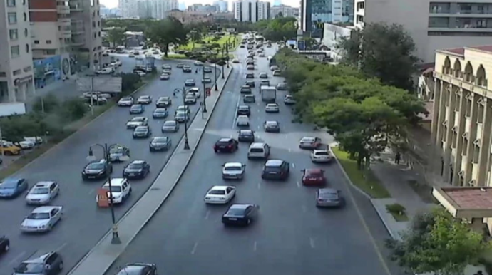 Bakıda bu yollarda  sıxlıq var - SİYAHI 
