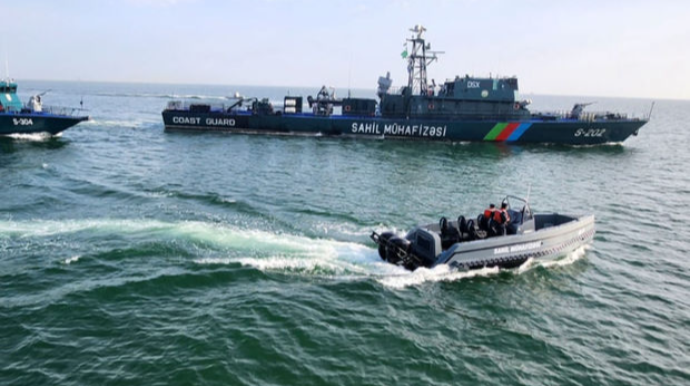 DSX Xəzər dənizində qaçaqmalçılığın qarşısını aldı - FOTO 