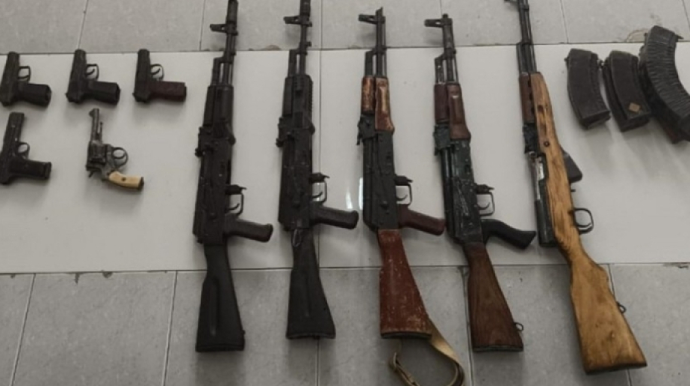 Qanunsuz saxlanılan silah-sursat aşkarlandı 