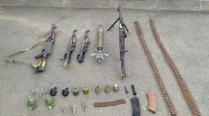 Xocalıda ermənilərin atıb qaçdığı silah-sursat aşkarlanıb  - VİDEO