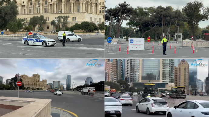 Sürücülərin nəzərinə - “Azadlıq meydanı”nda parada görə yol bağlanmayıb - VİDEO 