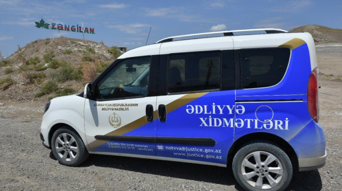 Ağalıda səyyar ədliyyə xidmətləri təşkil edilib  - FOTO