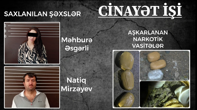 Yardımlıda narkokuryer qadın həbs edildi - FOTO