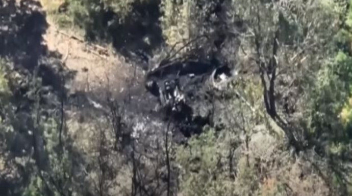 Rusiya ordusunun dronlarla vurulan texnikası  - VİDEO