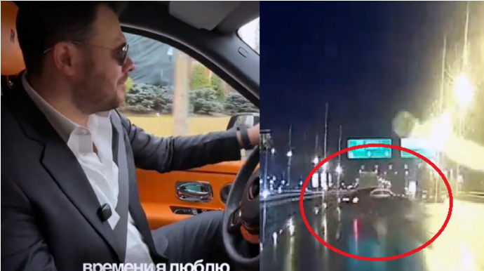 Emin Ağalarov düşdüyü qəzanın görüntüsünü yaydı - VİDEO