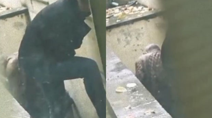 Kliniki Tibbi Mərkəzin həyətində narkomanlar peyda olub   - VİDEO