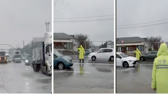 Polis gücləndirilmiş iş rejiminə keçdi - Yağışlı hava ilə bağlı - VİDEO 