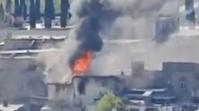 Bakının mərkəzindəki yanğın söndürüldü - YENİLƏNİB