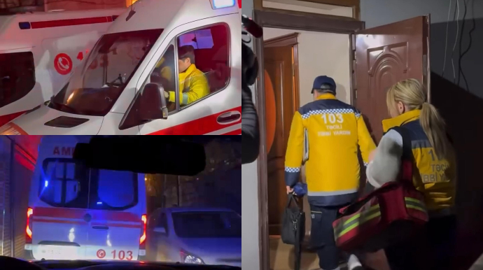 Darısqal küçələrdə təcili yardımın yolunu belə kəsirlər - REAL VİDEO