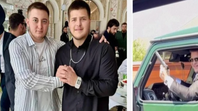 Kadırovun 17 yaşlı oğlu toyuna nadir “Mercedes”lə gəldi – VİDEO 